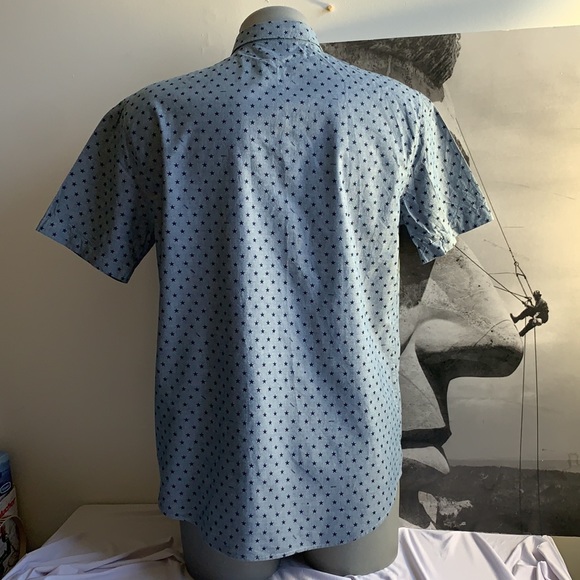 Blue WESC Starry Shirt XL - Picture 6 of 8